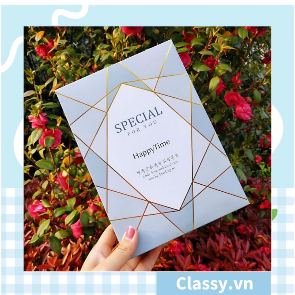 Túi giấy Classy hộp giấy đựng bánh âm dương chia 06 ngăn bằng giấy kraft Q1067