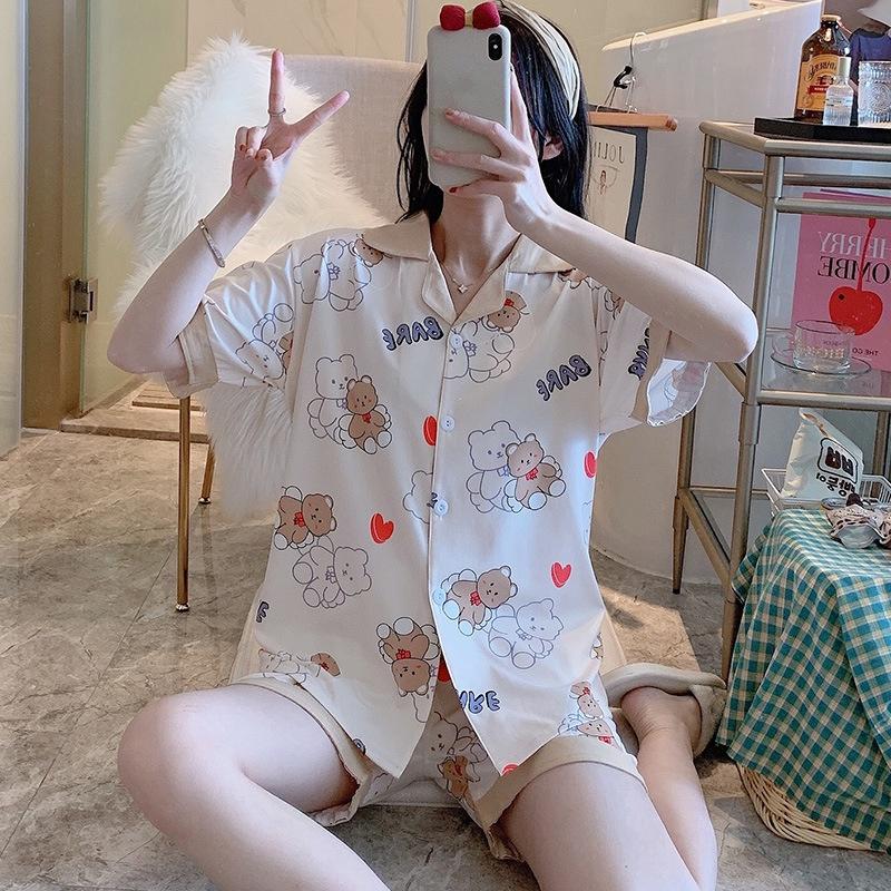 Pijama Nữ - Bộ Mặc Nhà, Mặc Ngủ Tay Cộc Quần Ngắn Họa Tiết Hoạt Hình CCCP17