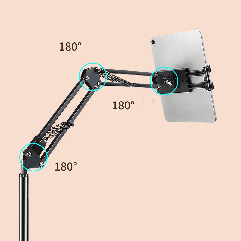 Lazy Arm Universal Giá đỡ cây treo Nhôm Lò Xo cho Điện Thoại Máy Tính Bảng Đỡ Sàn ️ FREESHIP ️