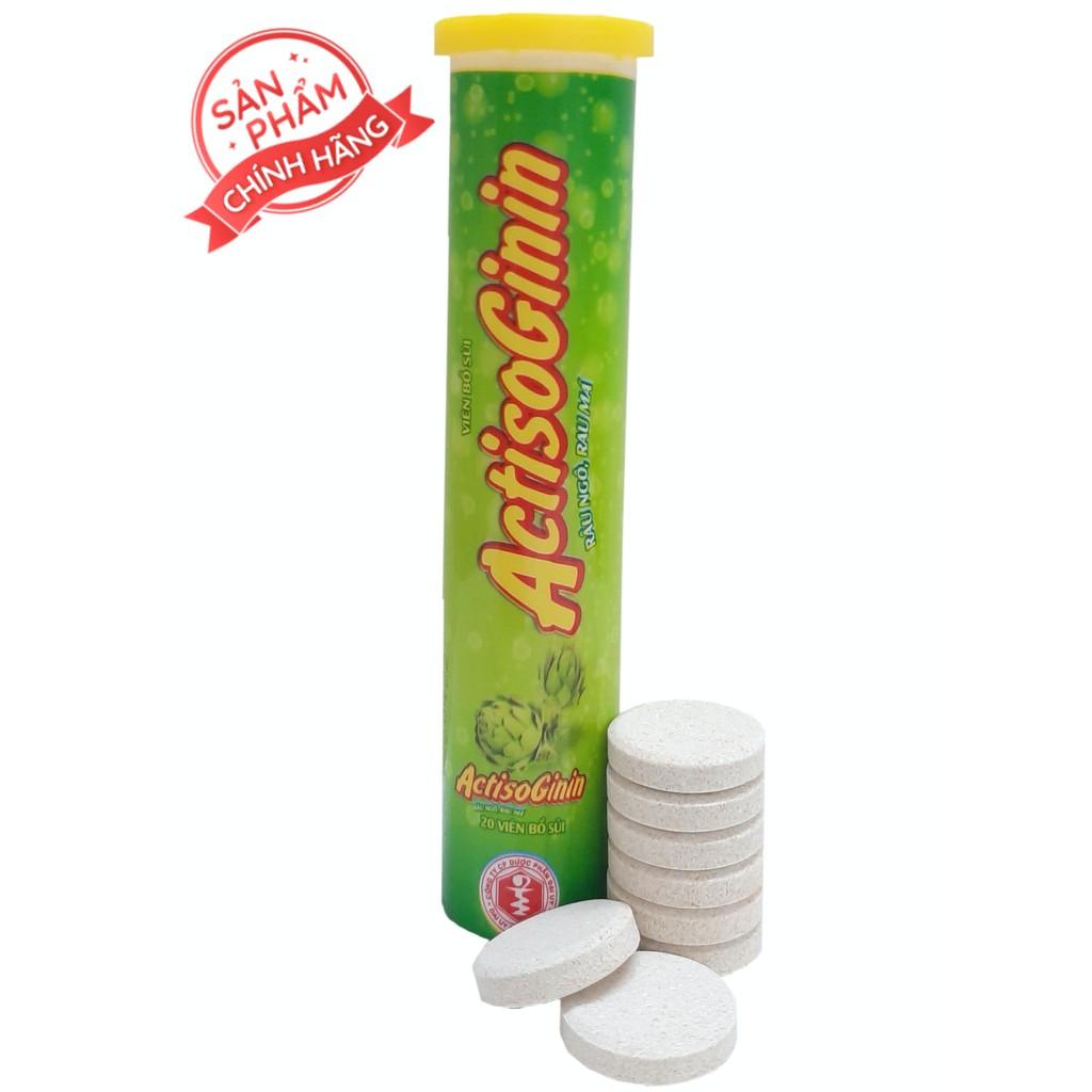 Sủi Actiso Đại Uy  (Lọ 20 viên sủi)