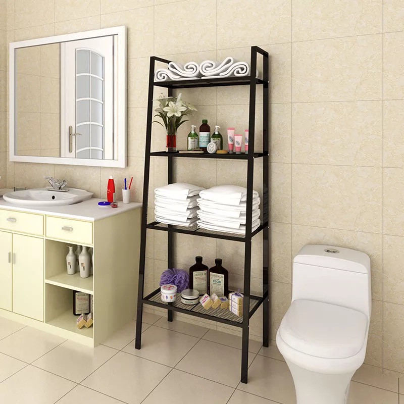 Kệ Đa Năng Hình Thang 4 Tầng - Kệ Sắt Decor Trang Trí Phòng Khách, Phòng Ngủ Chắc Chắn