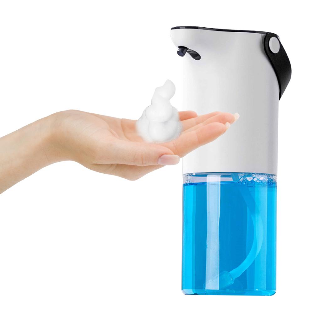 Bình xịt xà phòng rửa tay tạo bọt tự động treo tường 320ml, cảm ứng hồng ngoại