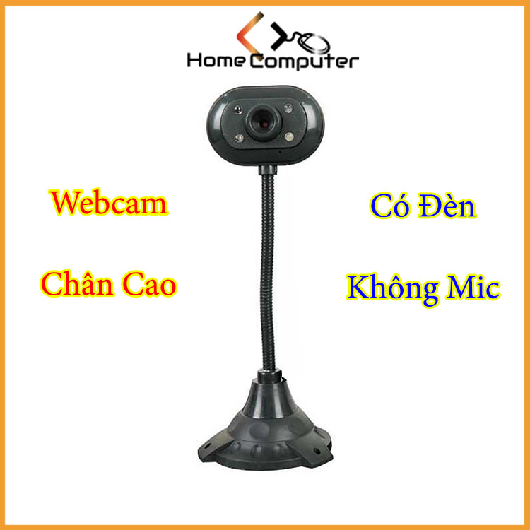 Webcam Chân Cao Kèm Mic Cho PC - Phục Vụ Học Online - Chat Room