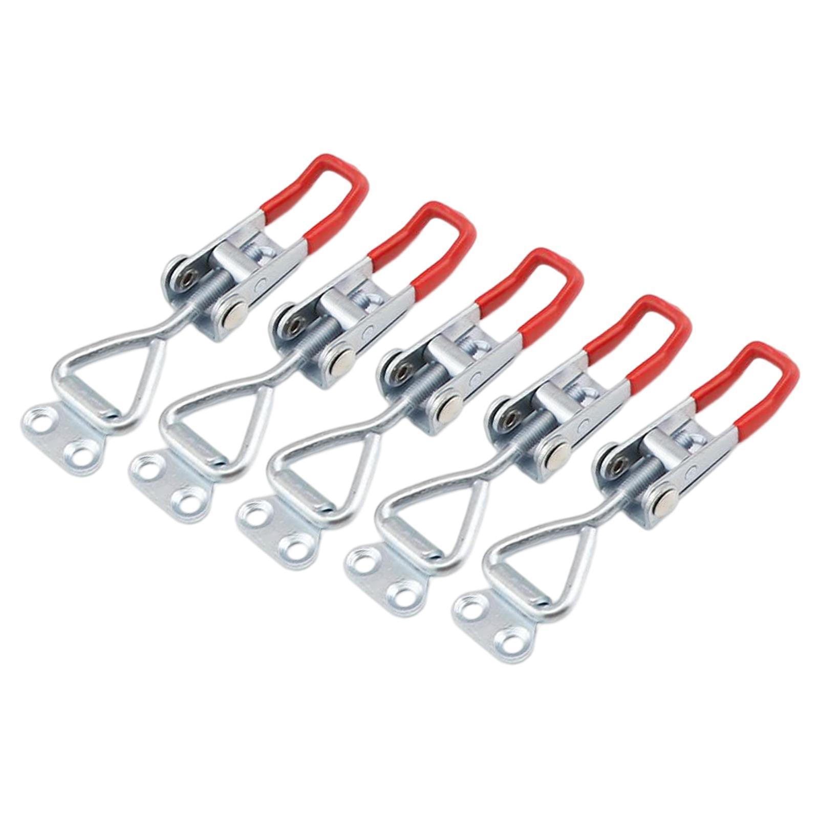 5 Pieces Push Pull Type Latch Clamp Iron Quick Release for Woodworking