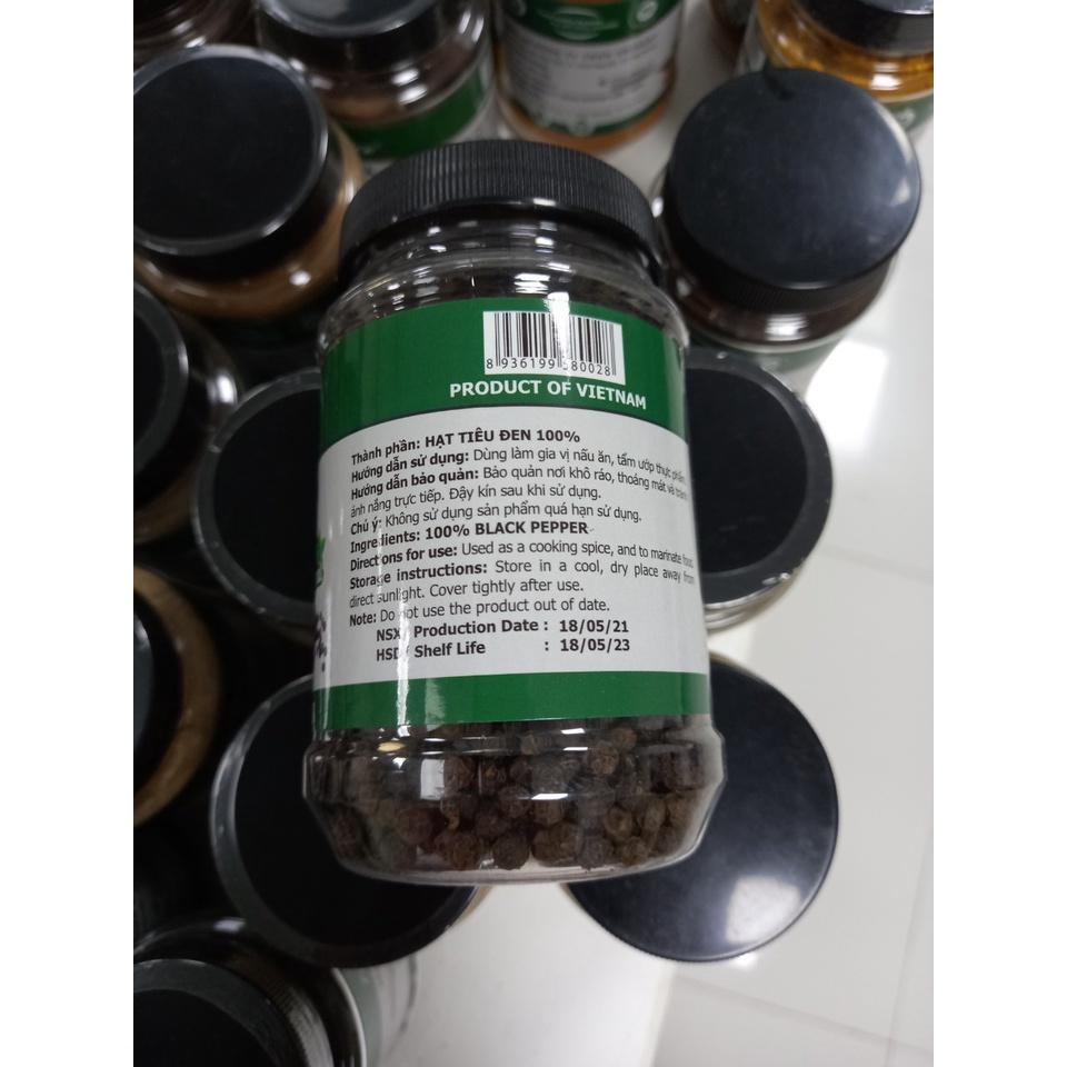 Hạt tiêu đen-Hạt tiêu đen Unispice 90g thơm, cay chất lượng cao.Gia vị tự nhiên