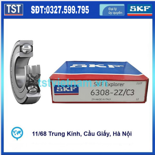 Vòng bi bạc đạn SKF 6308-2Z/C3