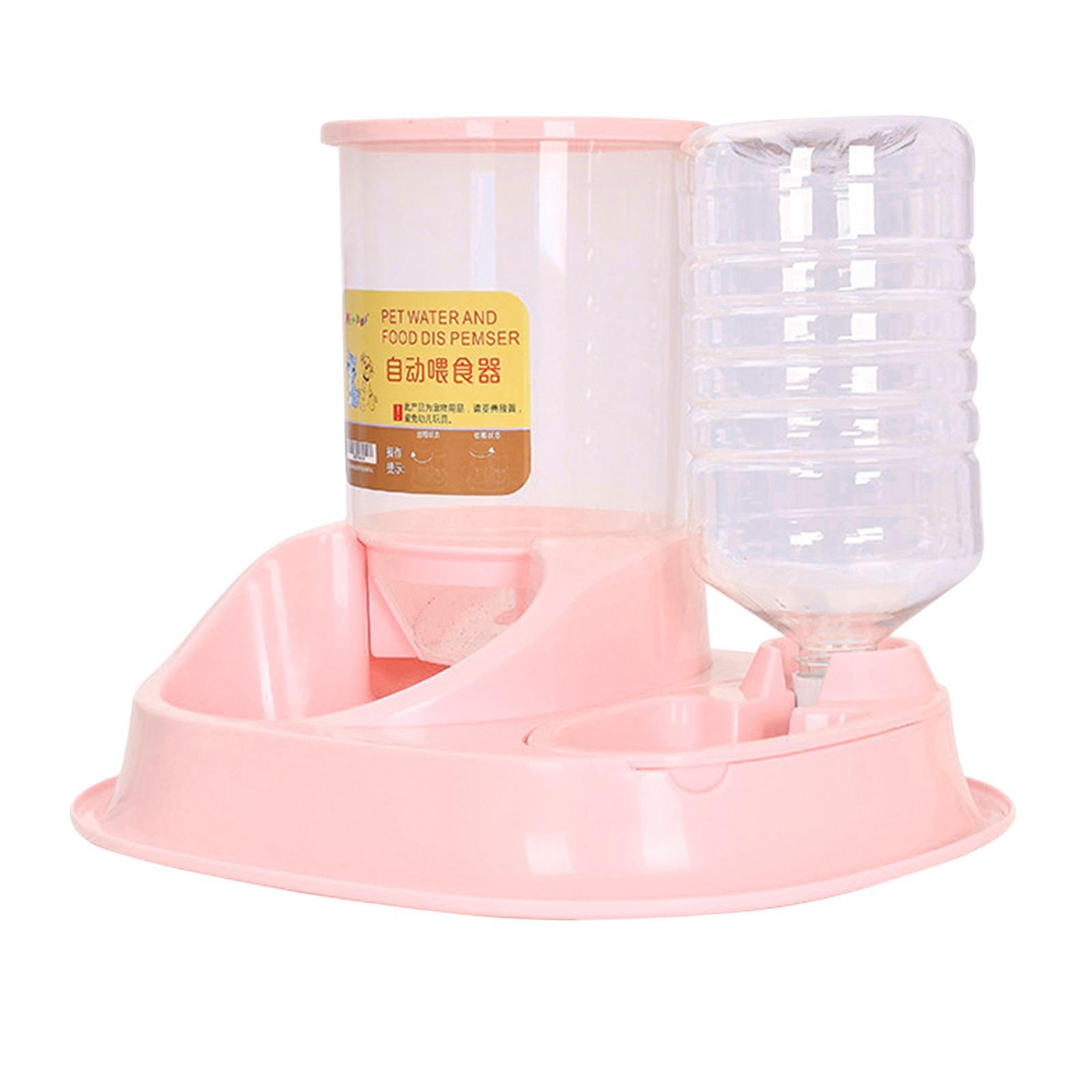 Automatic Feeder Small Medium Large Pets Automatic Food Feeder Waterer, Travel Supply Feeder and Water Dispenser for Dogs Cats Pets Animals