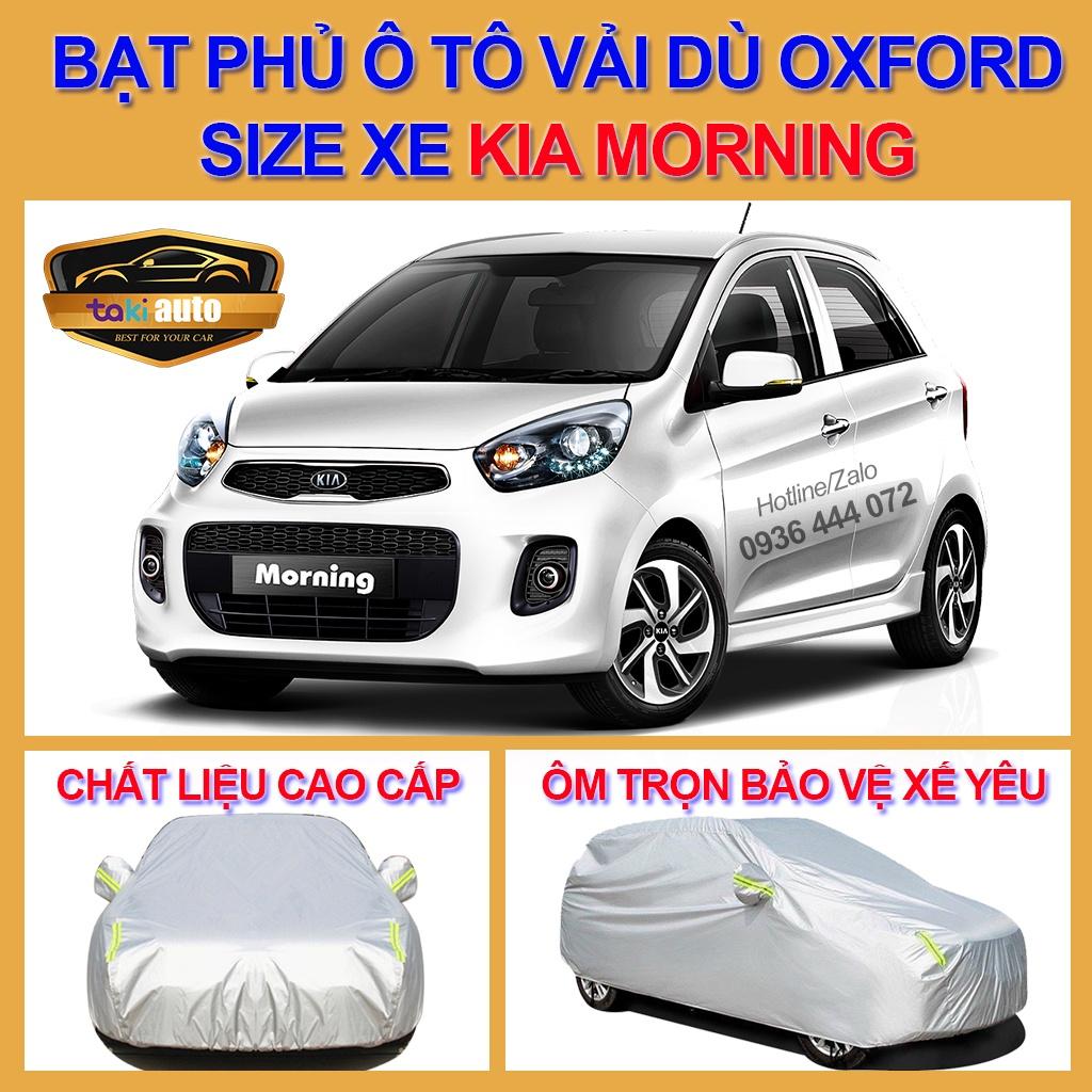 Bạt phủ xe ô tô Kia Morning 4,5 chỗ cỡ nhỏ , áo trùm phủ kín bảo vệ xe 4,5 chỗ, bạc che nắng