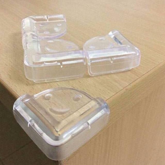 Sét 4 bịt góc bàn silicon mẫu vuông