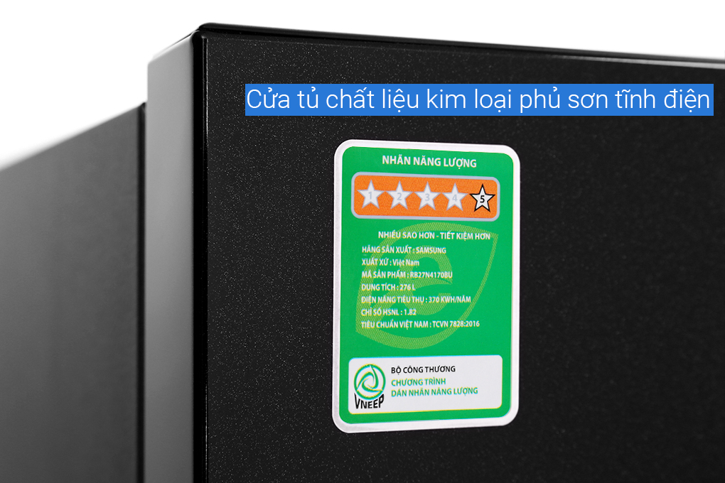 Tủ lạnh Samsung Inverter 276 lít RB27N4170BU/SV - Chỉ Giao tại Hà Nội