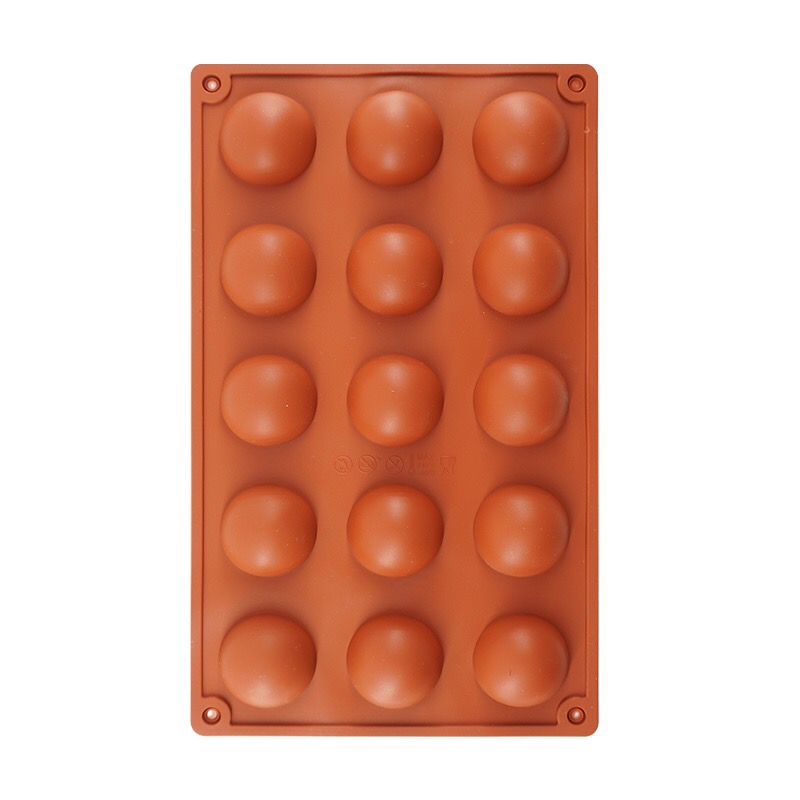 Khuôn silicon 15 viên tròn