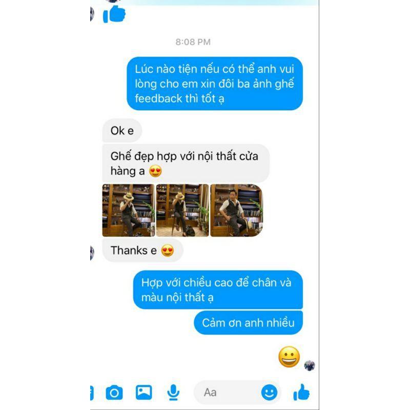 Ghế quầy bar gỗ - MIỄN PHÍ VẬN CHUYỂN