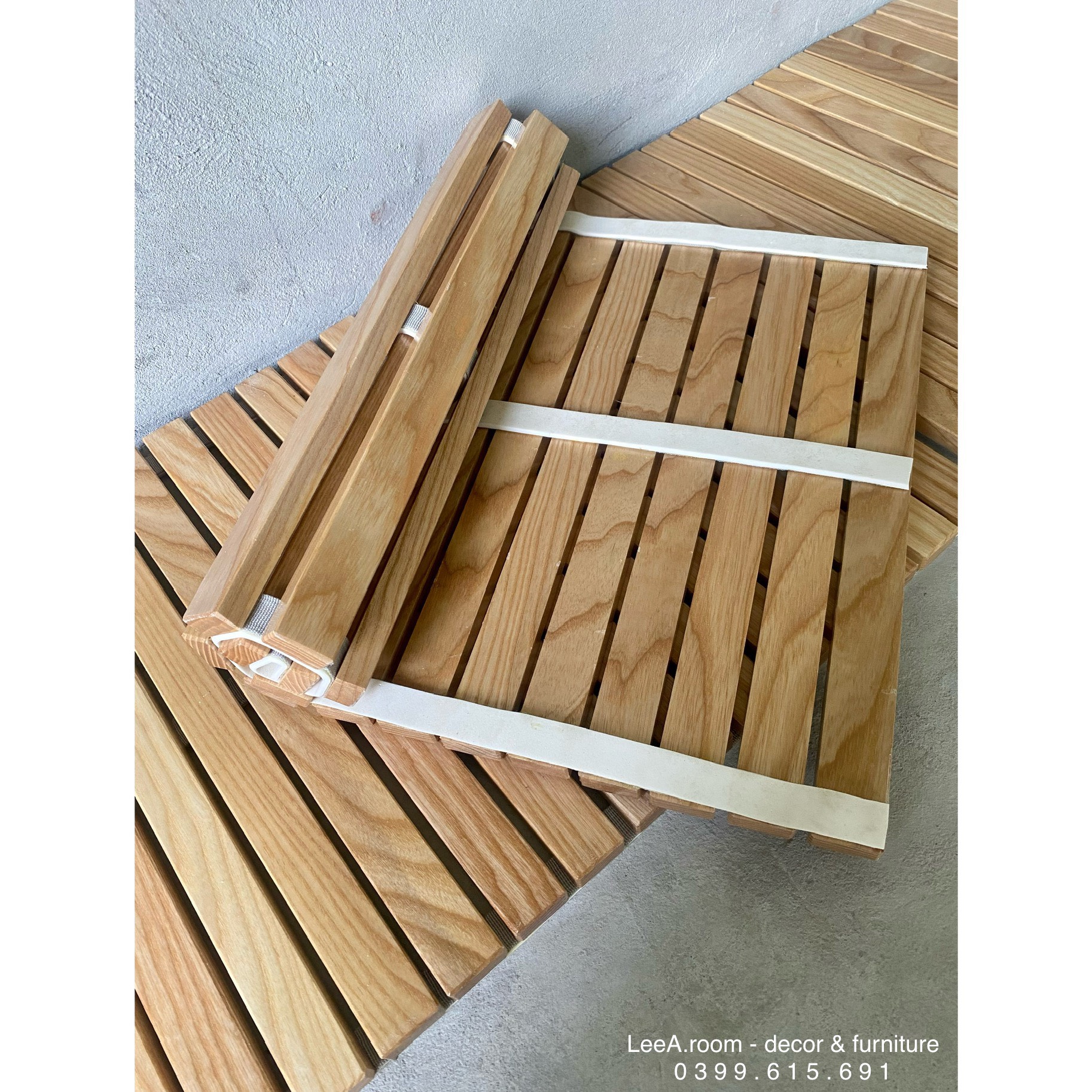 Thảm gỗ Ash/ Thảm gỗ cuộn thông minh/Tấm lót sàn phòng tắm bằng gỗ chống thấm cao cấp