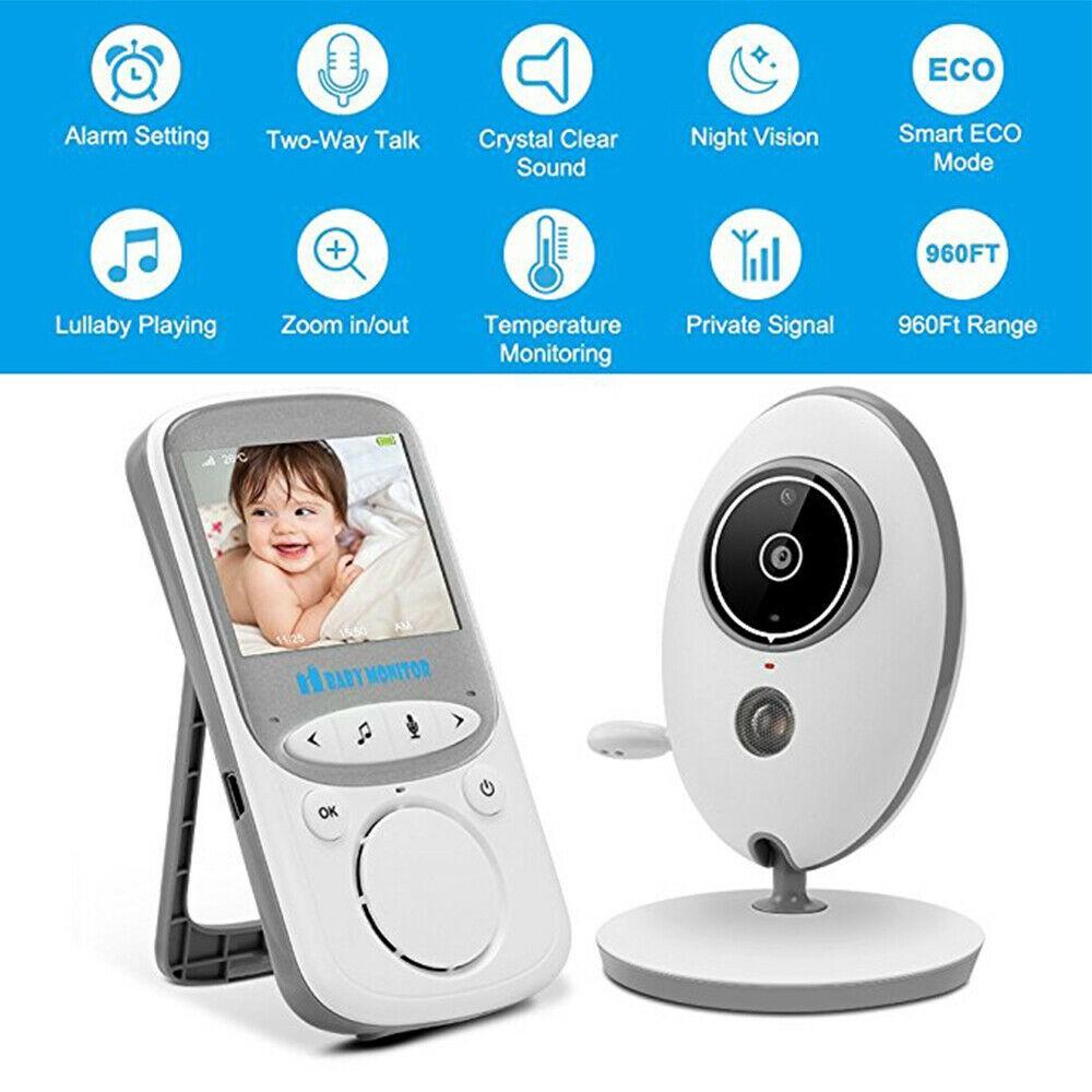 Máy báo khóc kiểm soát nhiệt độ có chế độ quay ban đêm Baby Monitor 2.4Ghz RoHS CE - Home and Garden