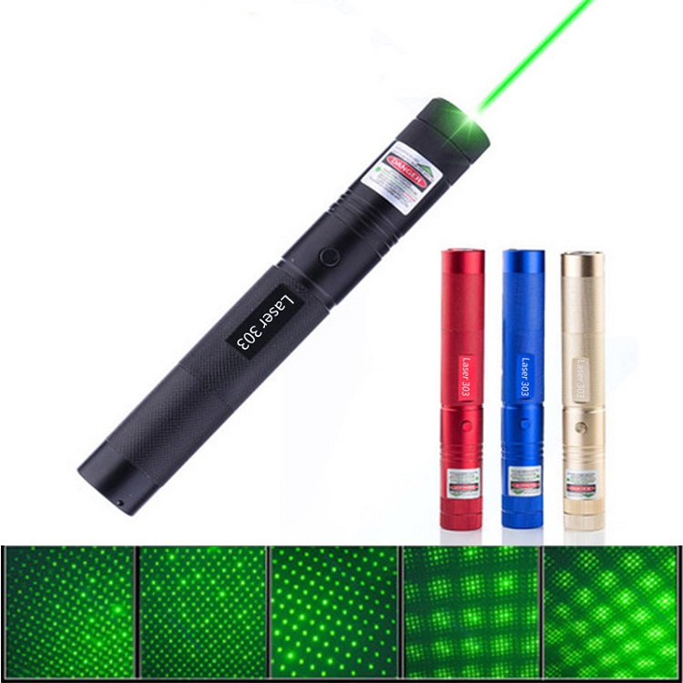 Đèn laser chiếu xa model SD-303 - Tặng kèm 01 đèn ngủ cắm USB ( Giao Màu Ngẫu Nhiên )