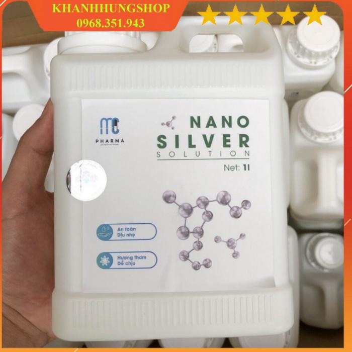 Dung dịch phun khói khử khuẩn Nano silver (can 1L