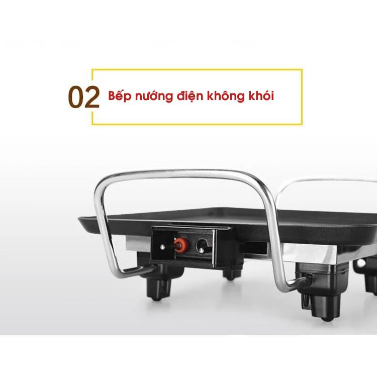 Bếp nướng điện Aset không khói mặt chống dính cao cấp - Hàng chính hãng