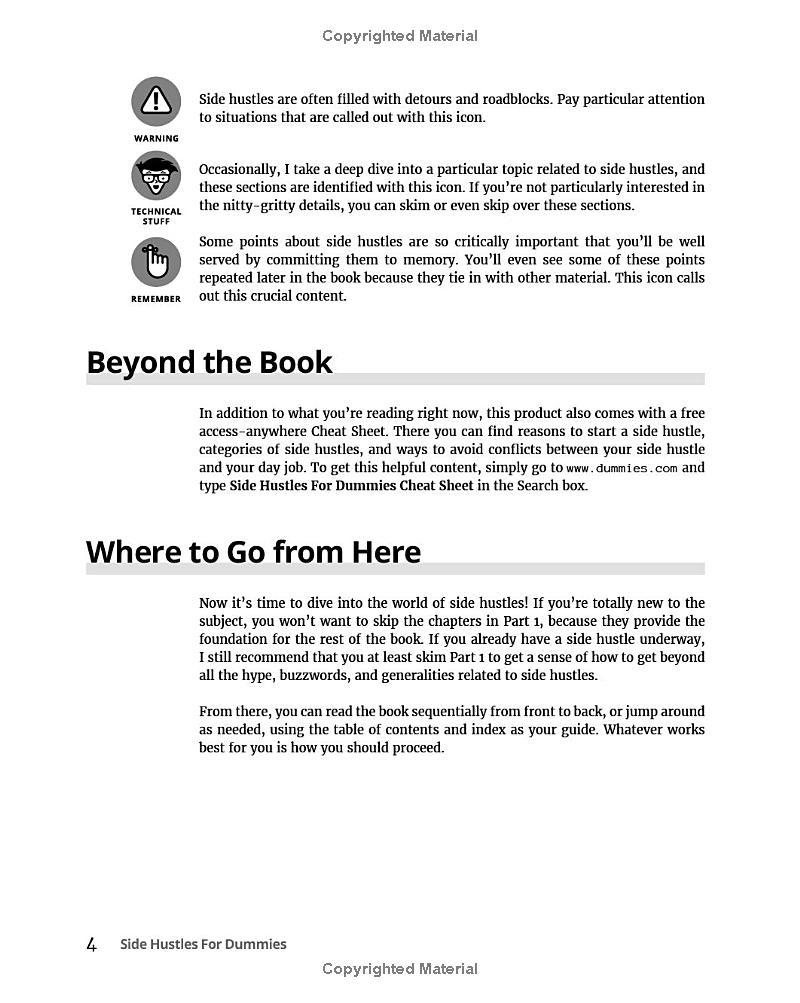 Sách ngoại văn: Side Hustles For Dummies