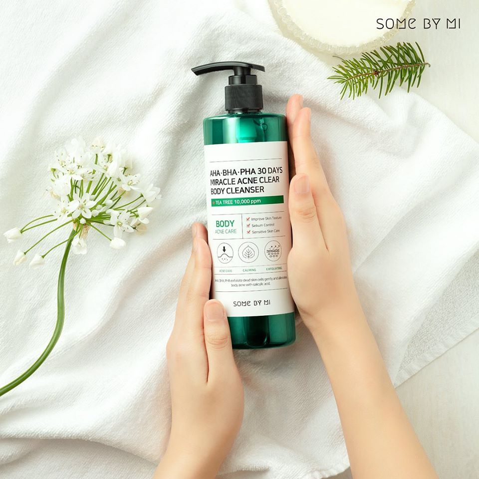 Sữa Tắm Some By Mi AHA BHA PHA 30 Days Miracle Acne Body Cleanser Giảm Mụn Lưng 400g