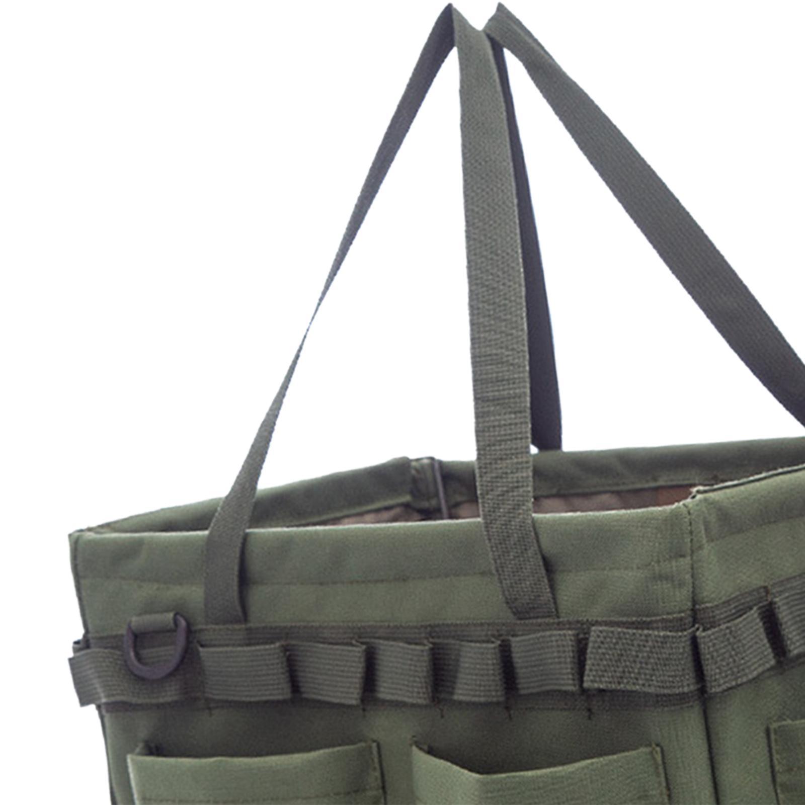 Outdoor Folding Storage Box Camping Tool Bag Green