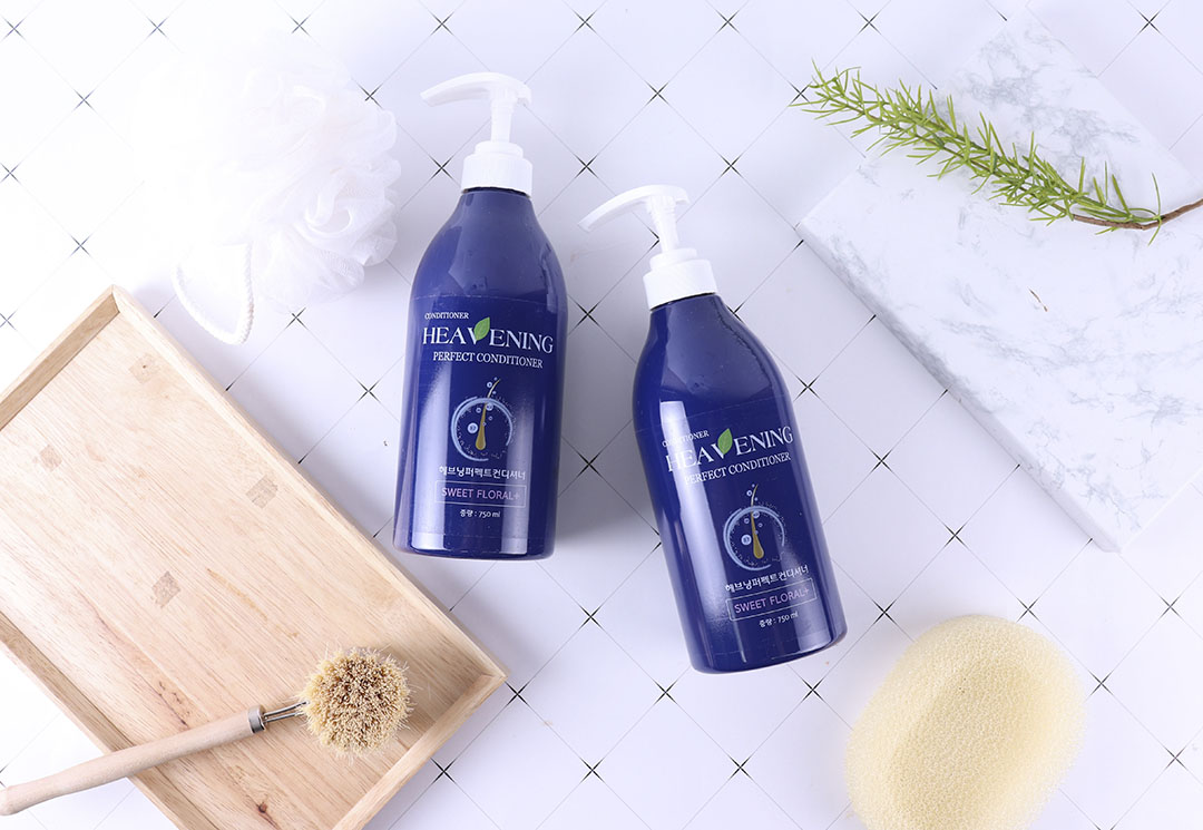 Combo Gội Xả Heavening Perfect Giúp Tóc Chắc Khỏe + Nước Rửa Tay Dưỡng Ẩm Hương Đào