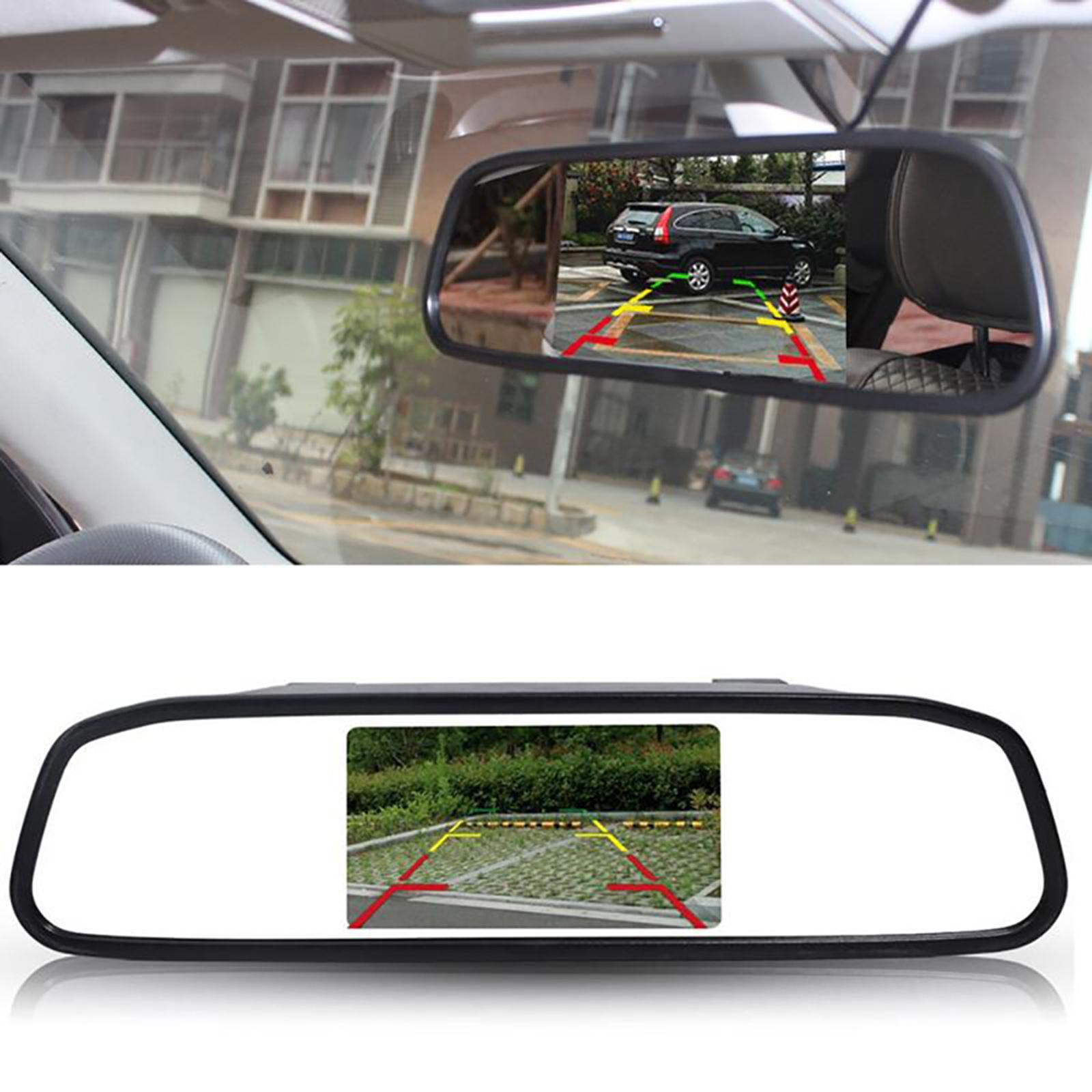 5 inch Rearview Mirror Monitor with Reversing camera cam Car HD Video