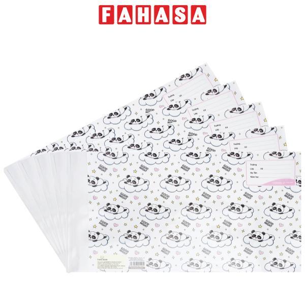 Bao Tập 2 Trong 1 Bìa Kiếng Panda - The Sun 01 (5 Tờ/Xấp)