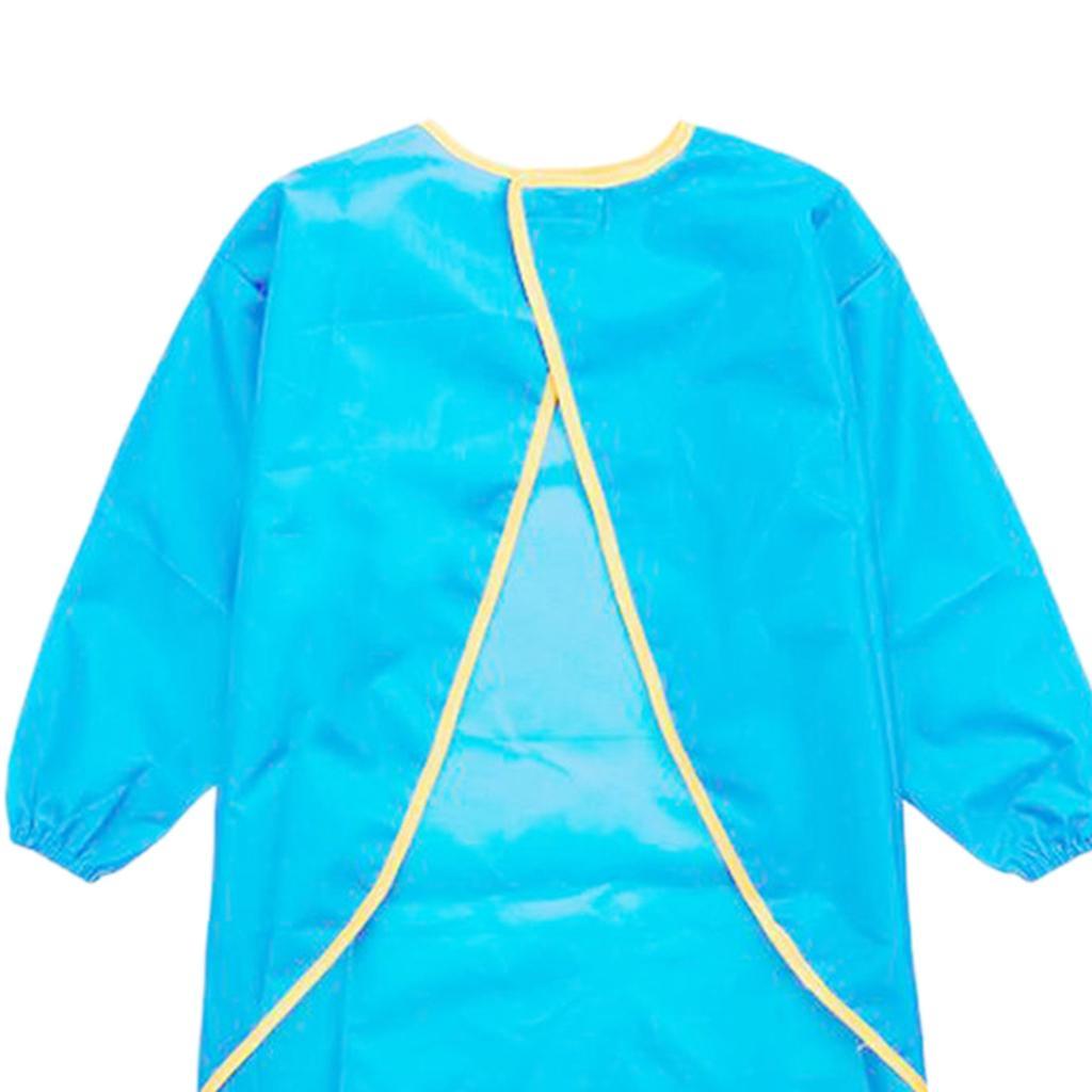 Kid Apron Waterproof Smock Long Sleeve Children Apron Cooking Painting Bib