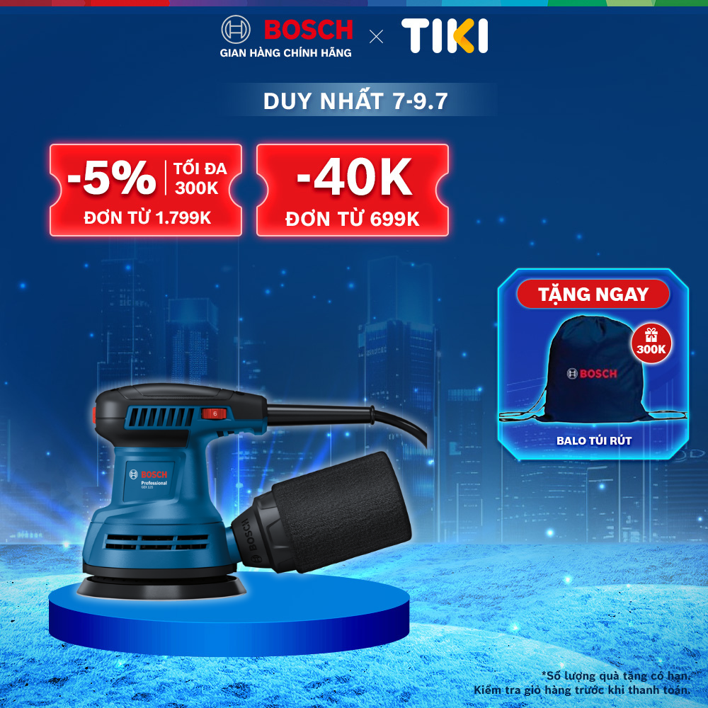 Máy chà lệch tâm GEX 125