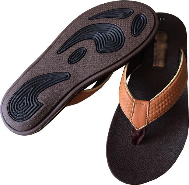 Dép nam xỏ ngón - Dép kẹp nam vàng da bò cao cấp XN0013