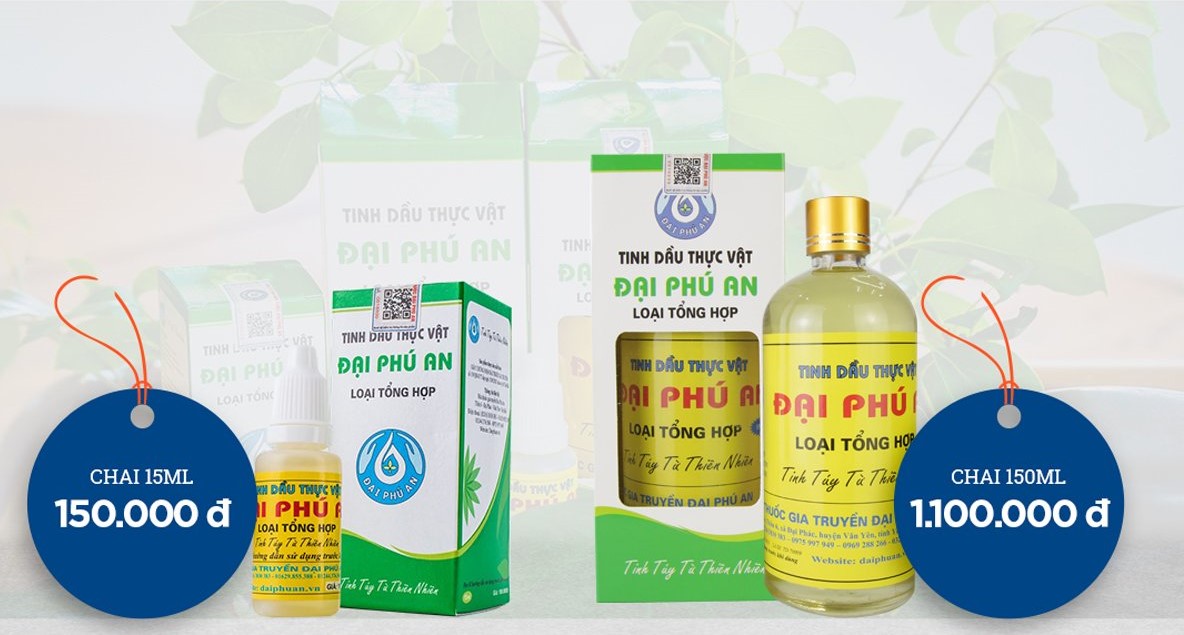 Tinh dầu thực vật Đại Phú An chai 15ml