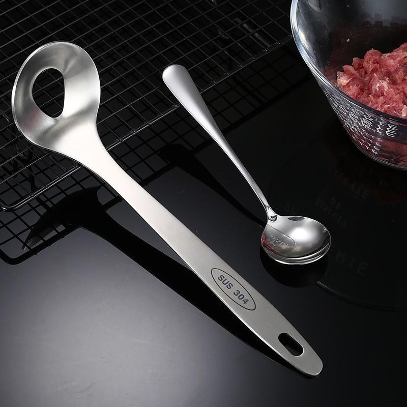 Thìa Lỗ Nặn Mọc, Thịt Viên Inox - Loại Tốt