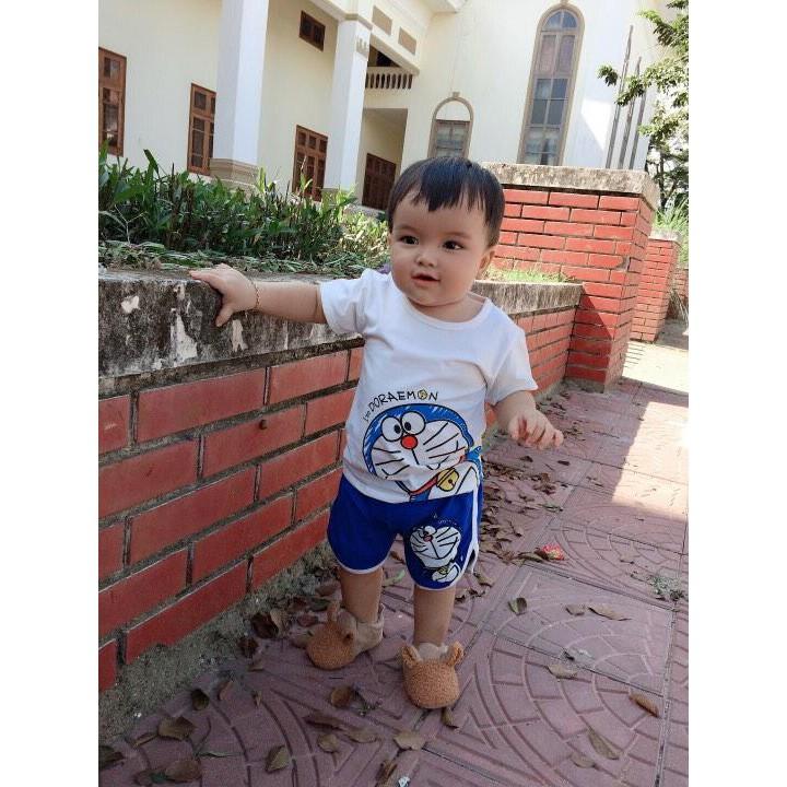 Quần áo bé trai bộ hè cotton 4c size 5-20kg
