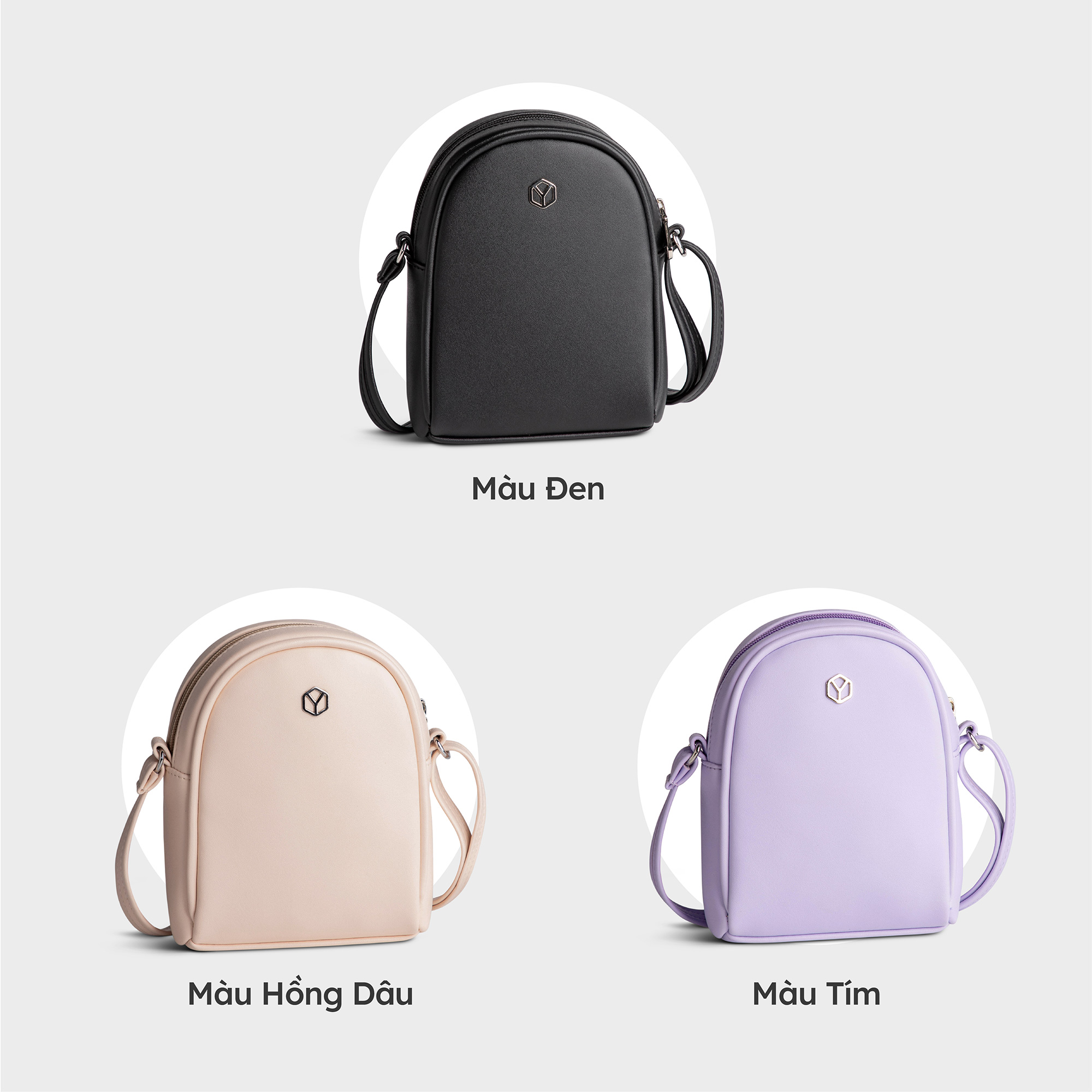 Túi Yuumy ( Thời trang nữ dáng cong mini - Túi đeo chéo da Seasand YN200 )