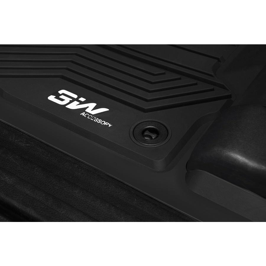 Thảm lót sàn xe ô tô LEXUS LX570 2007-2021 Nhãn hiệu Macsim 3W chất liệu nhựa TPE đúc khuôn cao cấp - màu đen