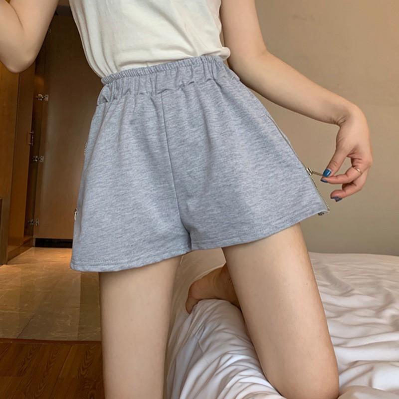 Quần Short Nữ Lưng Cao Ống Rộng Thời Trang Hàn Quốc