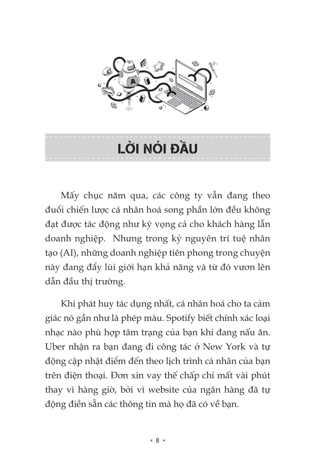 Sách - Chiến Lược Cá Nhân Hóa Trải Nghiệm Khách Hàng Trong Kỷ Nguyên AI