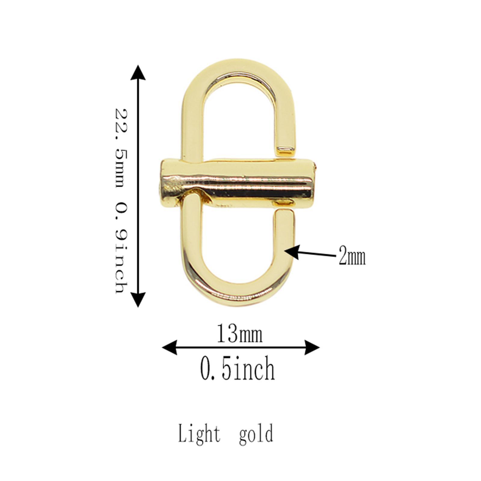 Bag Hooks Clips Hardware Hand DIY 6Pcs Golden 6Pcs Golden