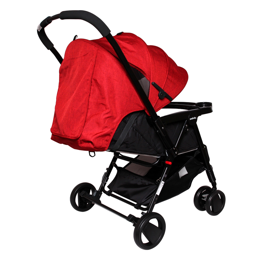Xe Đẩy Trẻ Em 2 Chiều Seebaby T11-Red (Đỏ) - Mẫu Mới 2017