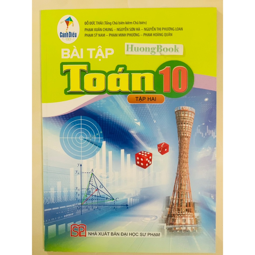 Sách - Combo Bài Tập Toán Lớp 10 Tập 1+2 - Bộ Cánh Diều