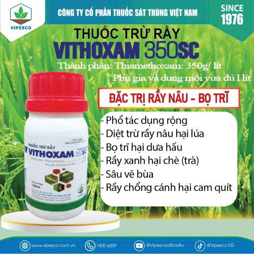 VITHOXAM 350SC-100CC PET - ĐẶC TRỊ RẦY NÂU