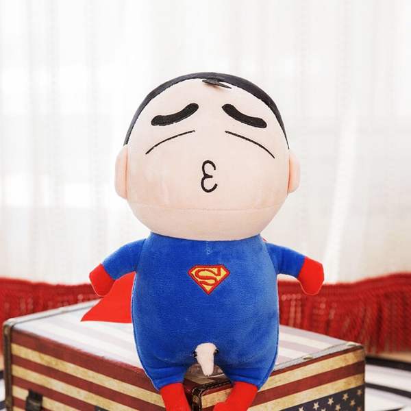 Gấu Bông Shin Superman (35 Cm) Gb21 (Màu Xanh Dương Phối Đỏ)