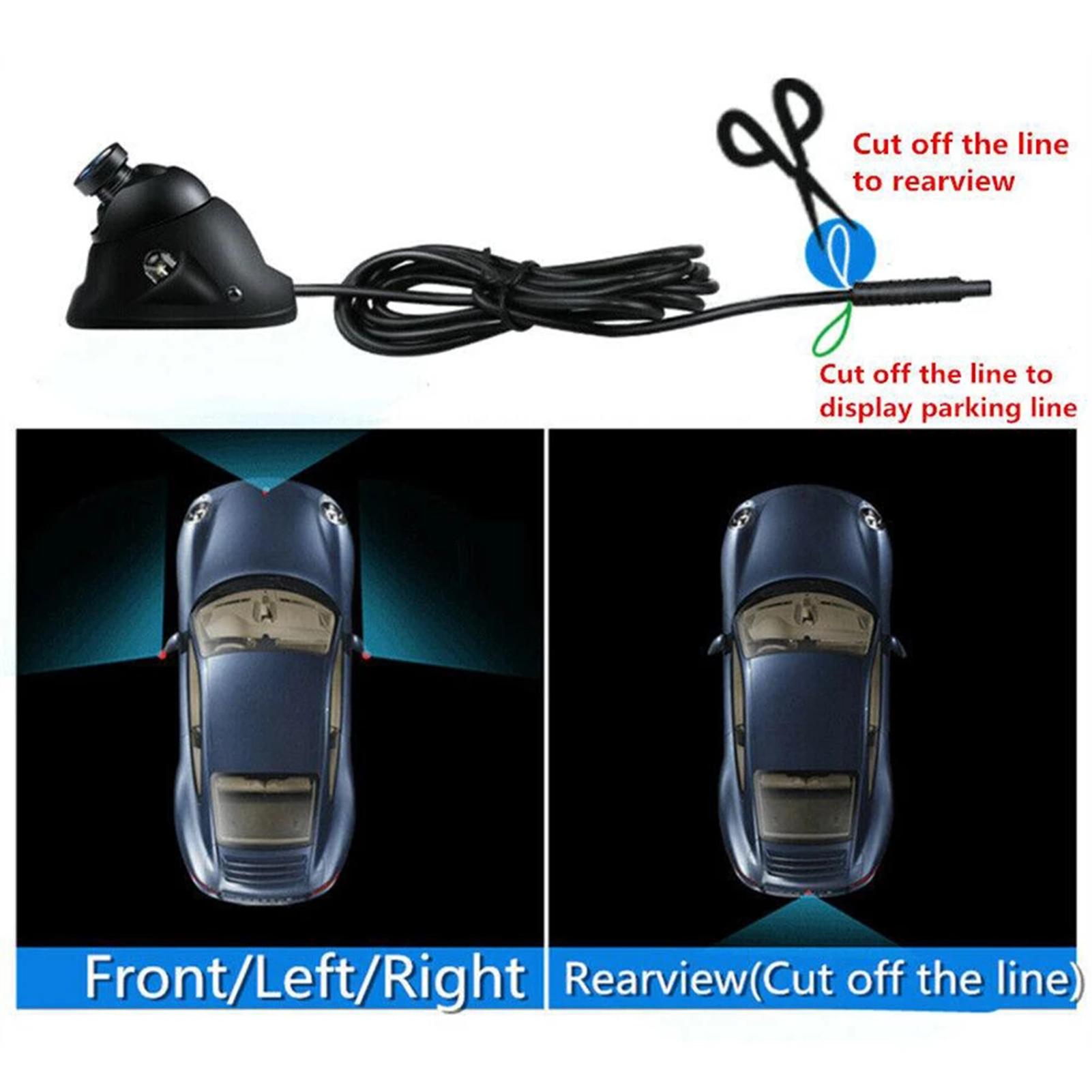 Car Rear View Camera 12V HD Night Vision Backup Camera, Intelligent Sensor Blind Spot Camera IP67 Waterproof Reversing
