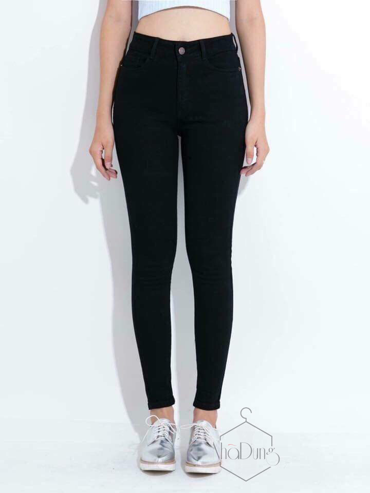 [Ảnh Thật] Quần Jean Nữ Ôm Dáng Lưng Cao, Chất Jean Co Giãn Chuẩn Xịn Dưới 57kg Dành Cho Mọi Lứa Tuổi