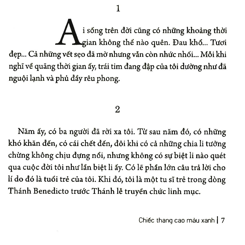 Chiếc Thang Cao Màu Xanh