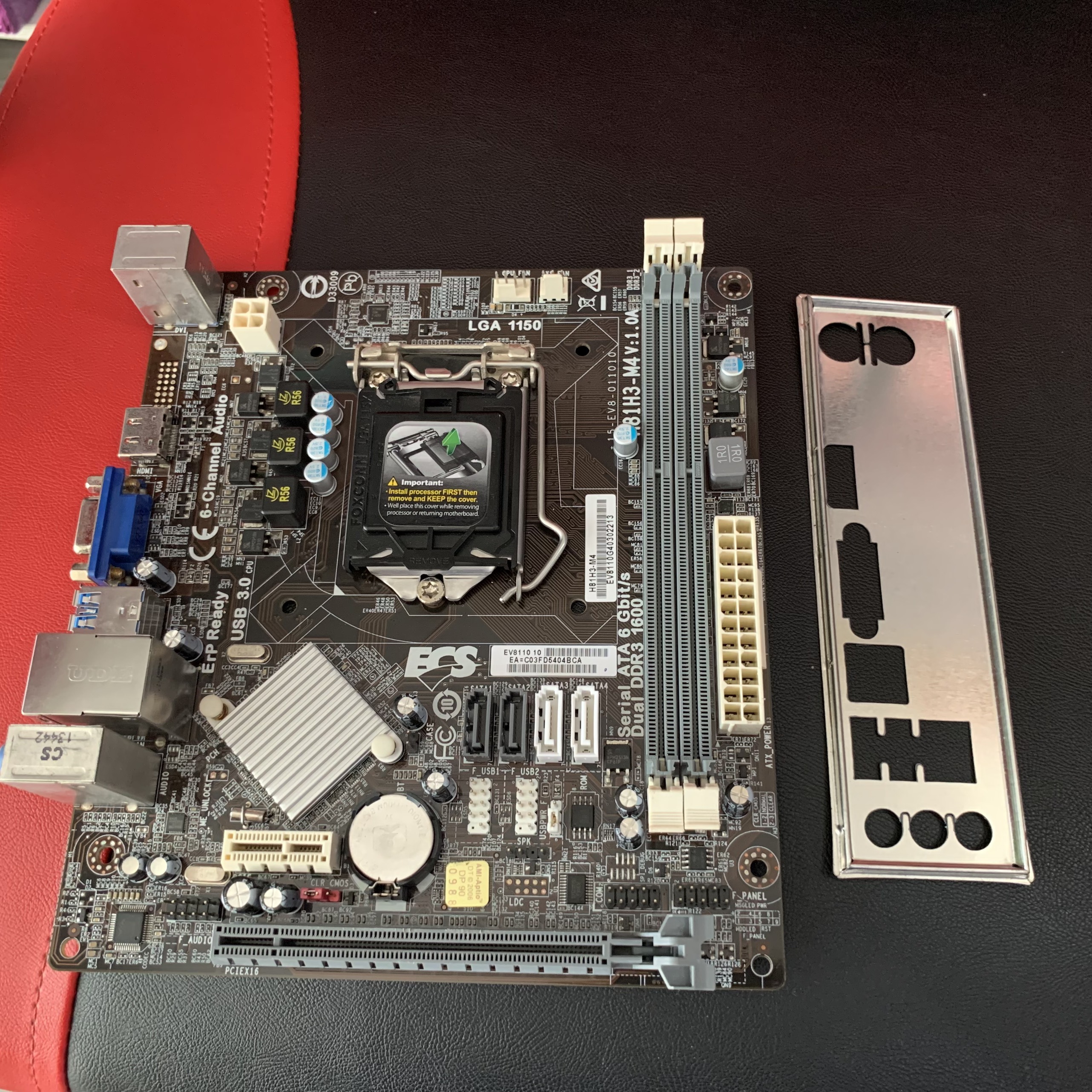 Mainboard ECS H81H3-M4 (Form mATX/ Intel H81 chipset)