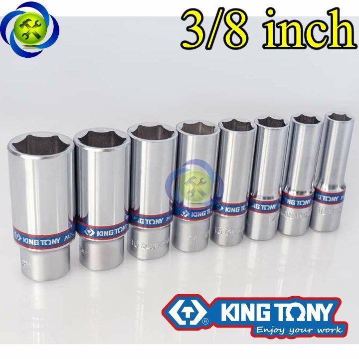 TUÝP 3/8 KINGTONY 6 cạnh màu trắng dài 63mm