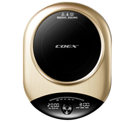 Bếp điện từ đa năng cao cấp COEX CI-3368 Vàng (Kèm nồi lẩu)