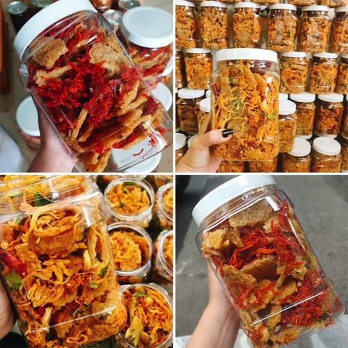 500G Cơm Cháy Mix Khô Bò - Trai Đẹp Snack