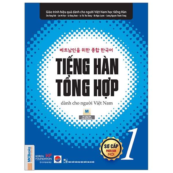 Sách Tiếng Hàn Tổng Hợp Dành Cho Người Việt Nam - Sơ Cấp 1 - Bản in 4 Màu (Tặng Kèm Bộ Bookmark.)